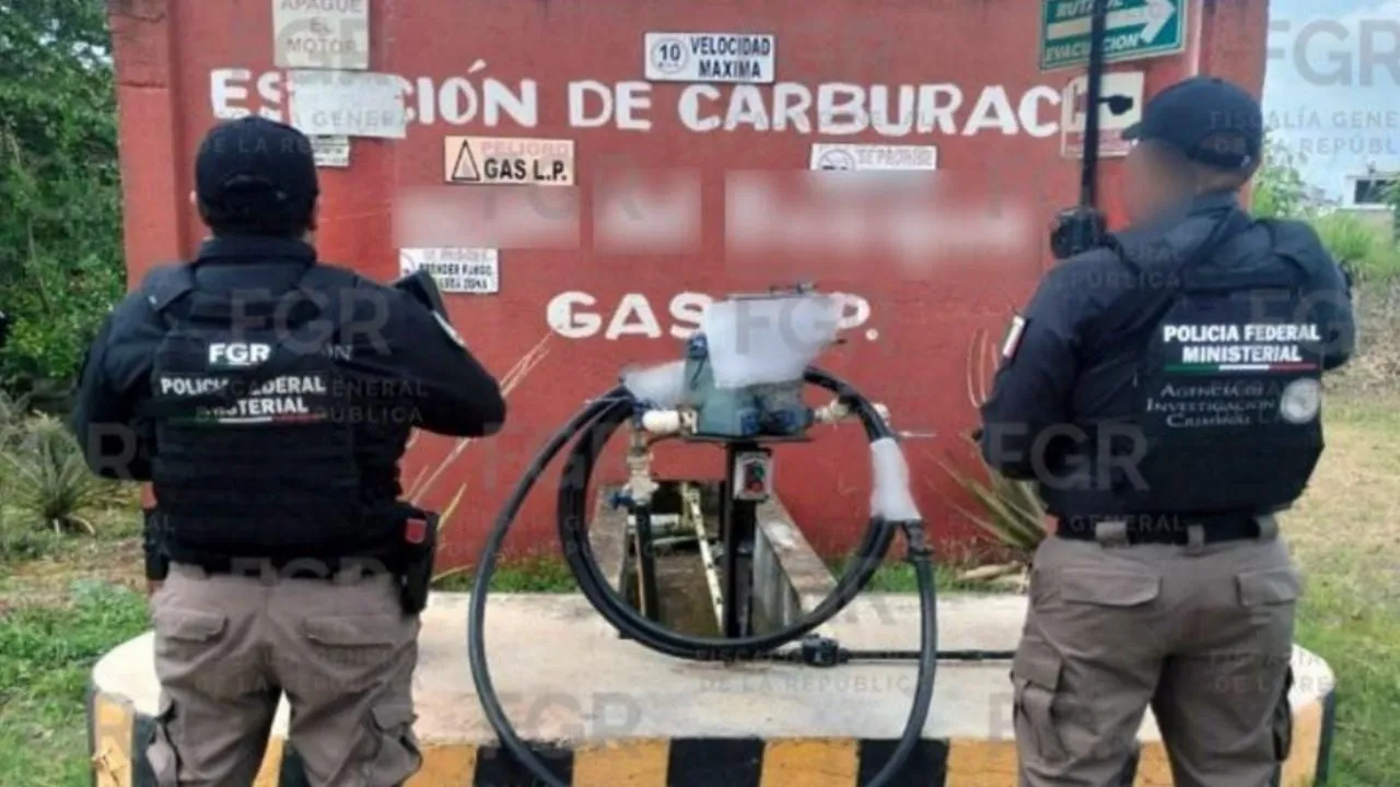 Aseguran casi siete mil litros de gas LP "huachicol" en Veracruz