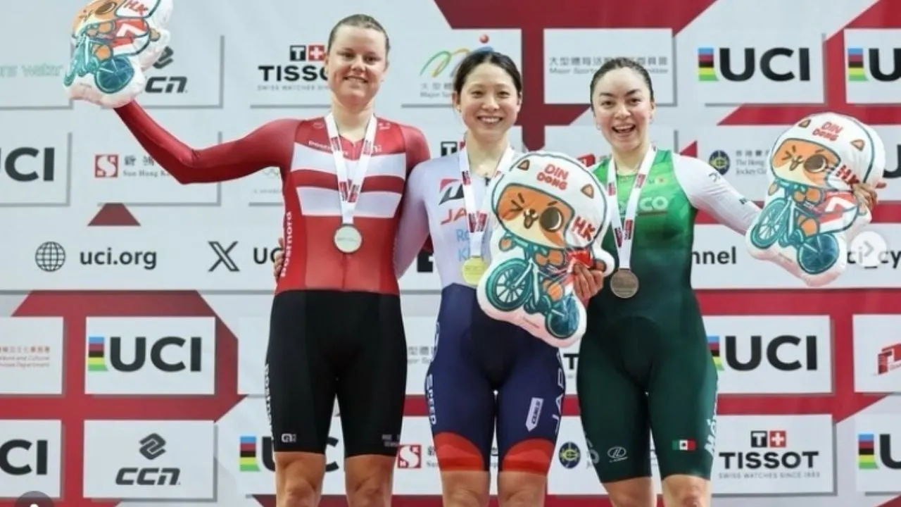 Entre las tres mejores del orbe: La ciclista mexicana Yareli Acevedo se cuelga medalla de bronce en la Copa del Mundo en Hong Kong