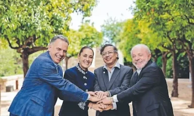 Joan Manuel Serrat reconoce el trabajo de Sheinbaum como “fantástico”; “hacer política en México es muy difícil”, afirma