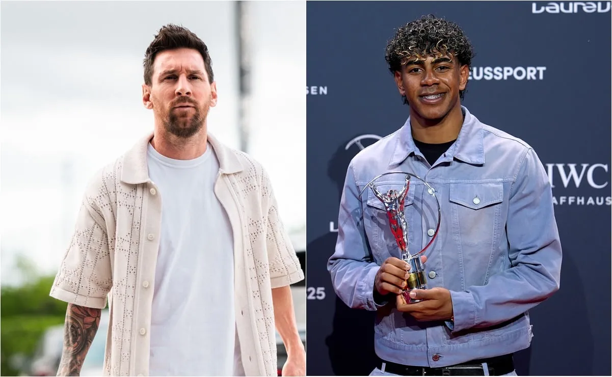 Lamine Yamal elogia a Messi: "Es un ídolo, el mejor deportista de la historia"