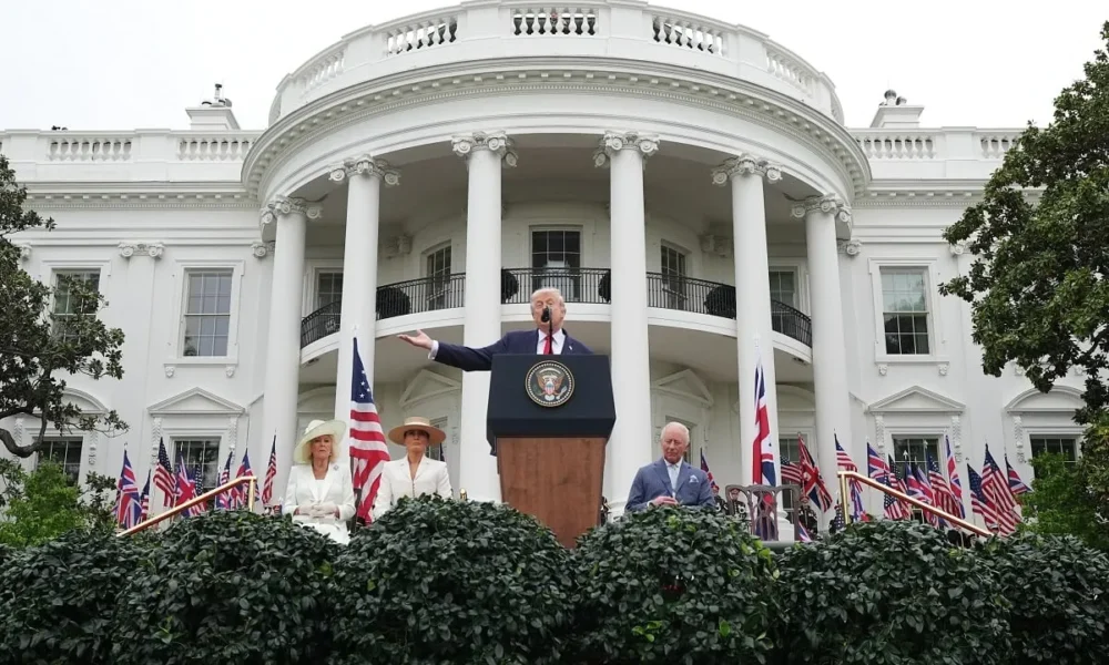 Trump dice que su madre tenía un "crush" con el rey Carlos III; afirma que EU no tiene "mejores amigos" que los británicos