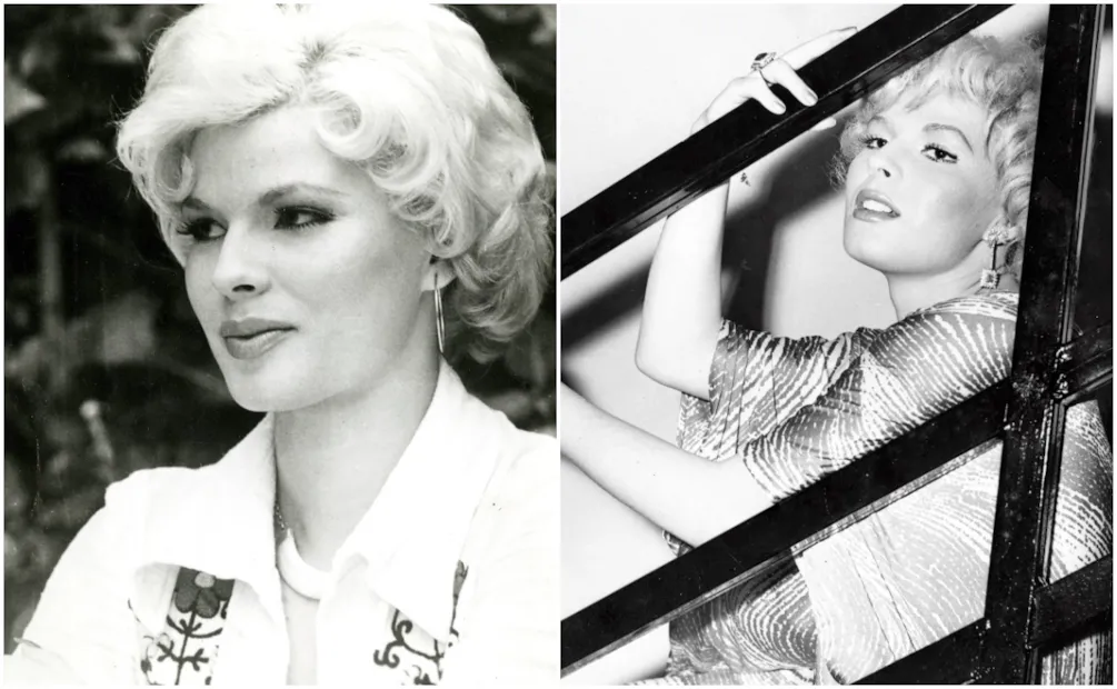 Angélica Chaín al estilo Marilyn Monroe. 
Foto: Especial/Hemeroteca EL UNIVERSAL.