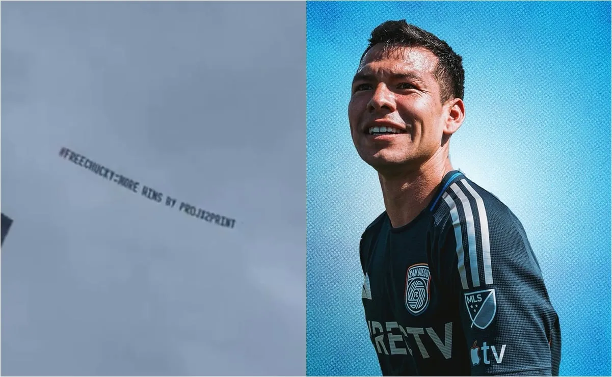 Así pidieron el regreso del Chucky Lozano: avioneta sobrevuela estadio del San Diego FC