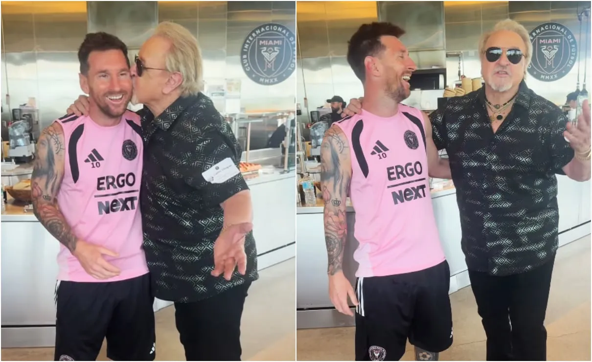 Carlos Villagrán detalla cómo fue su encuentro con Messi y el beso que le dio en la mejilla: "en Argentina, se besan los hombres"