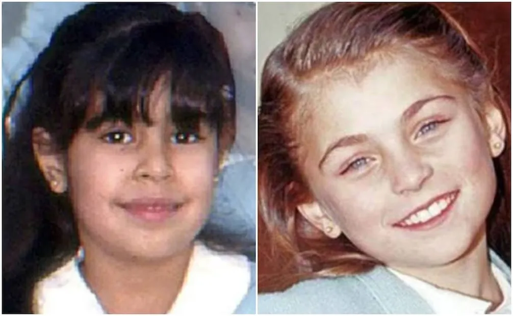 Christel Klitbo como Valeria y Ludwika Paleta como María Joaquina, en la telenovela "Carrusel".