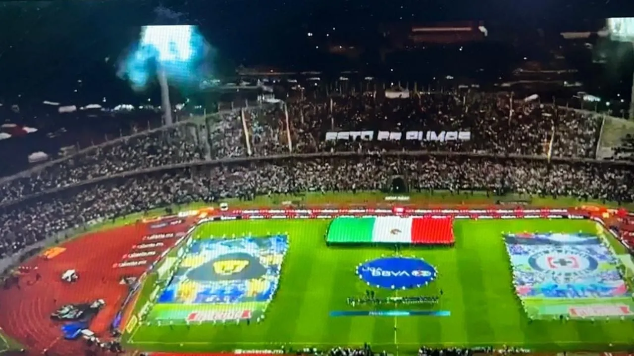 ¡CU, majestuoso! Se entona el Himno Nacional Mexicano previo a la Final Pumas vs Cruz Azul