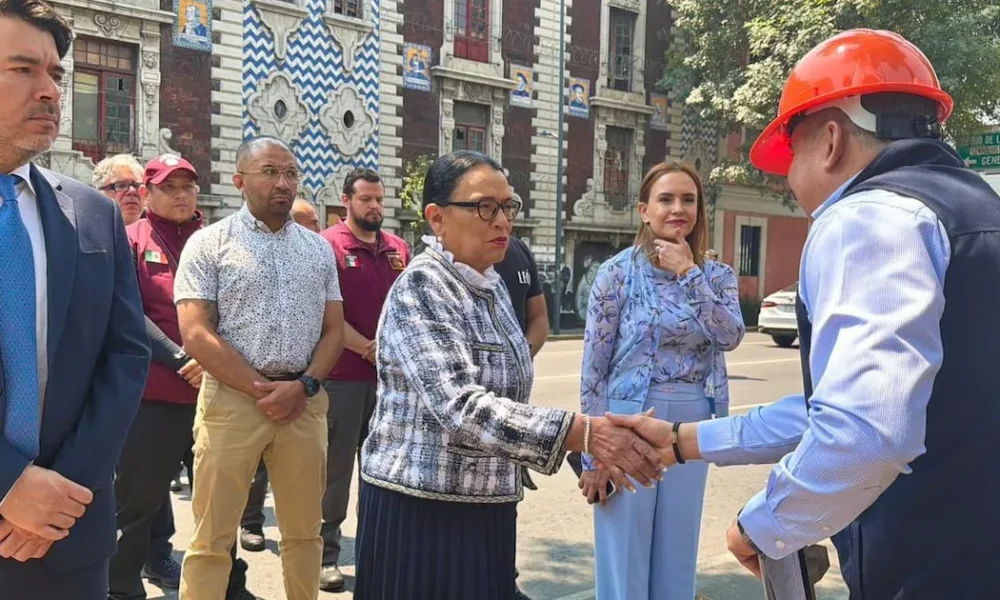 ‘Estar listos salva vidas’: Rosa Icela Rodríguez participa en Simulacro Nacional 2026