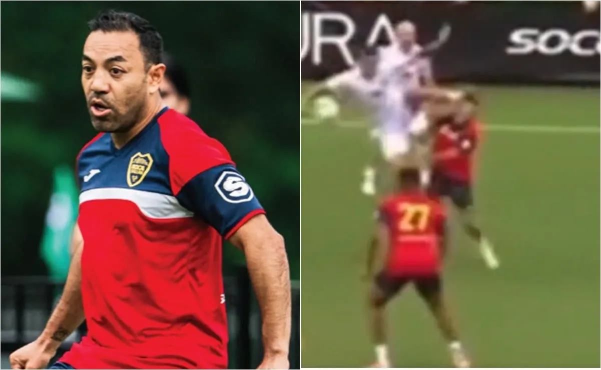 Marco Fabián termina ensangrentado tras brutal golpe en el campo