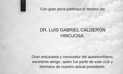 Muere hermano de Felipe Calderón: ¿De qué falleció Luis Gabriel Calderón Hinojosa