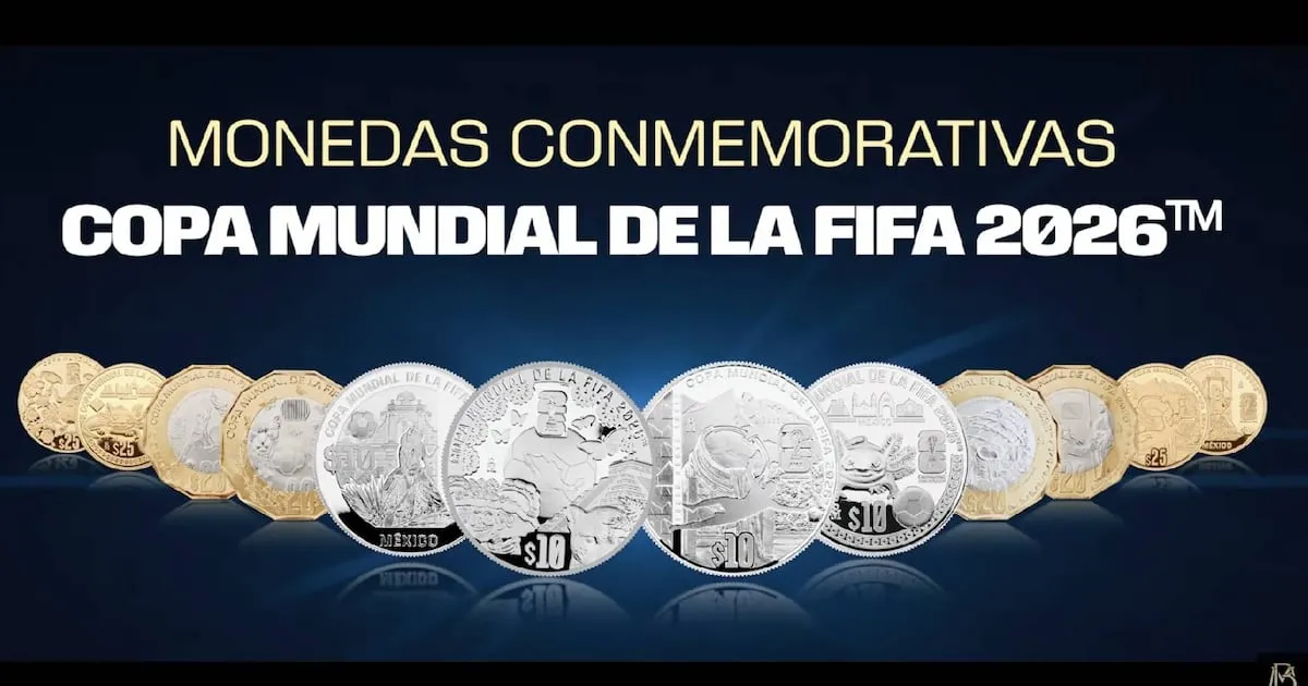 Para el volado de los penales: ¿Dónde conseguir las monedas de Banxico conmemorativas del Mundial 2026?
