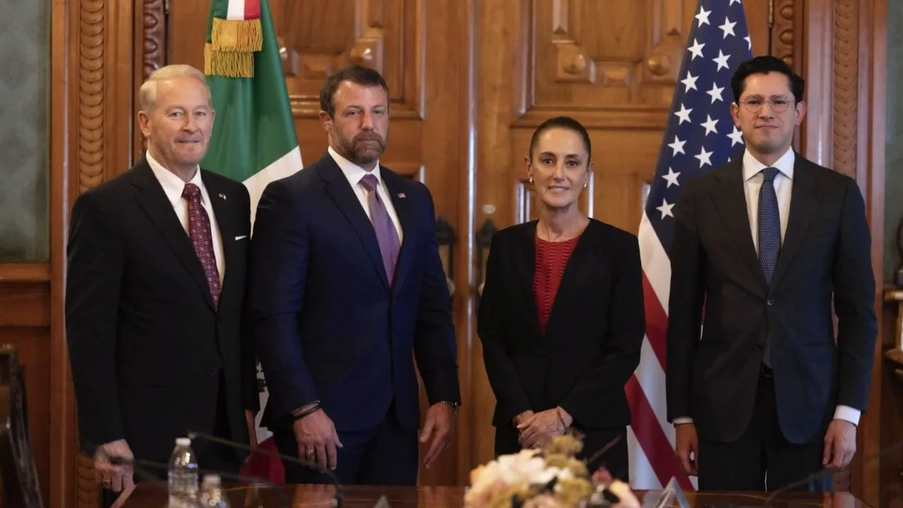 Sheinbaum recibe al secretario de Seguridad Nacional de EU en medio de tensión por el caso Rocha Moya