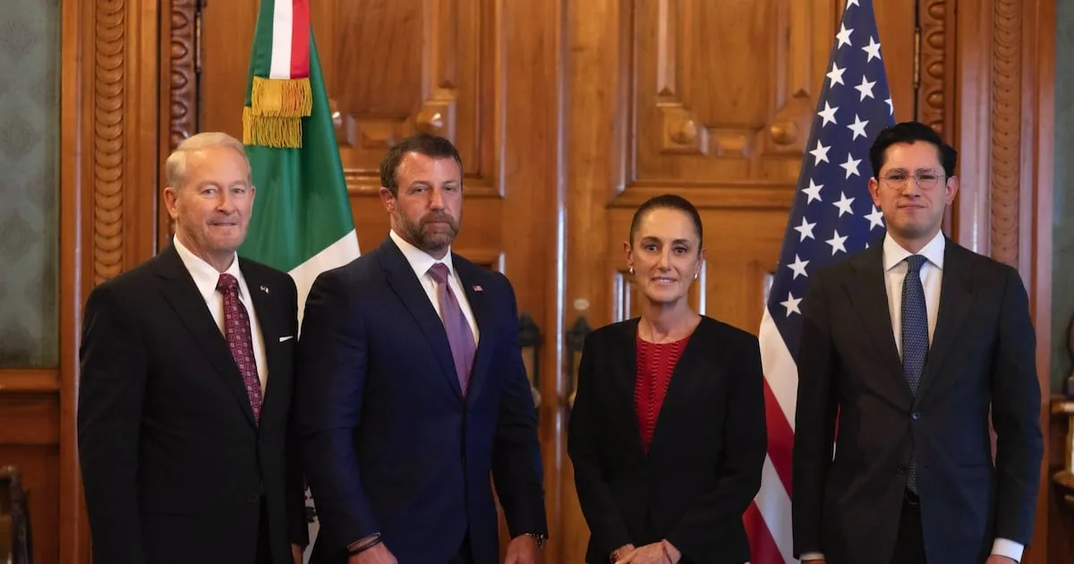 Sheinbaum se reúne con Markwayne Mullin y acuerdan colaboración en seguridad ‘con respeto’