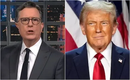 Trump celebra el fin del show de Stephen Colbert; califica al presentador como un "completo idiota" tras agudas críticas