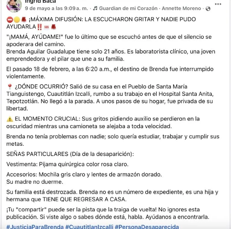Toman la caseta de Tepotzotlán para exigir la localización de Brenda Aguilar; dan paso libre