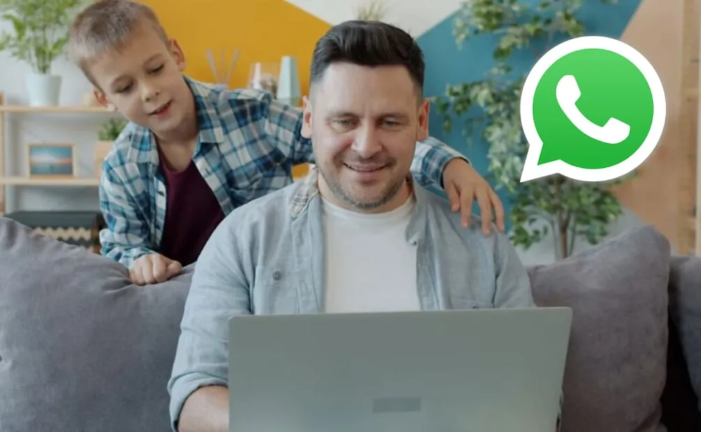 Aunque estés cerca de papá, hazle saber tu aprecio con un sencillo pero significativo mensaje en WhatsApp. Foto:  Unsplash / WhatsApp