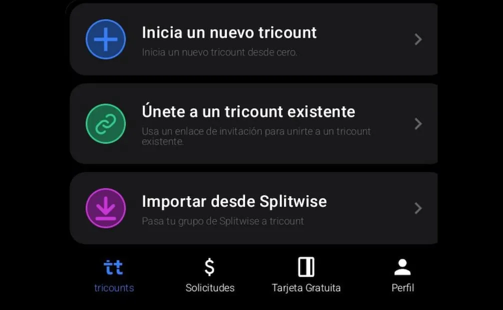 Puedes importar tus gastos a otras aplicaciones. Foto: Captura de pantalla