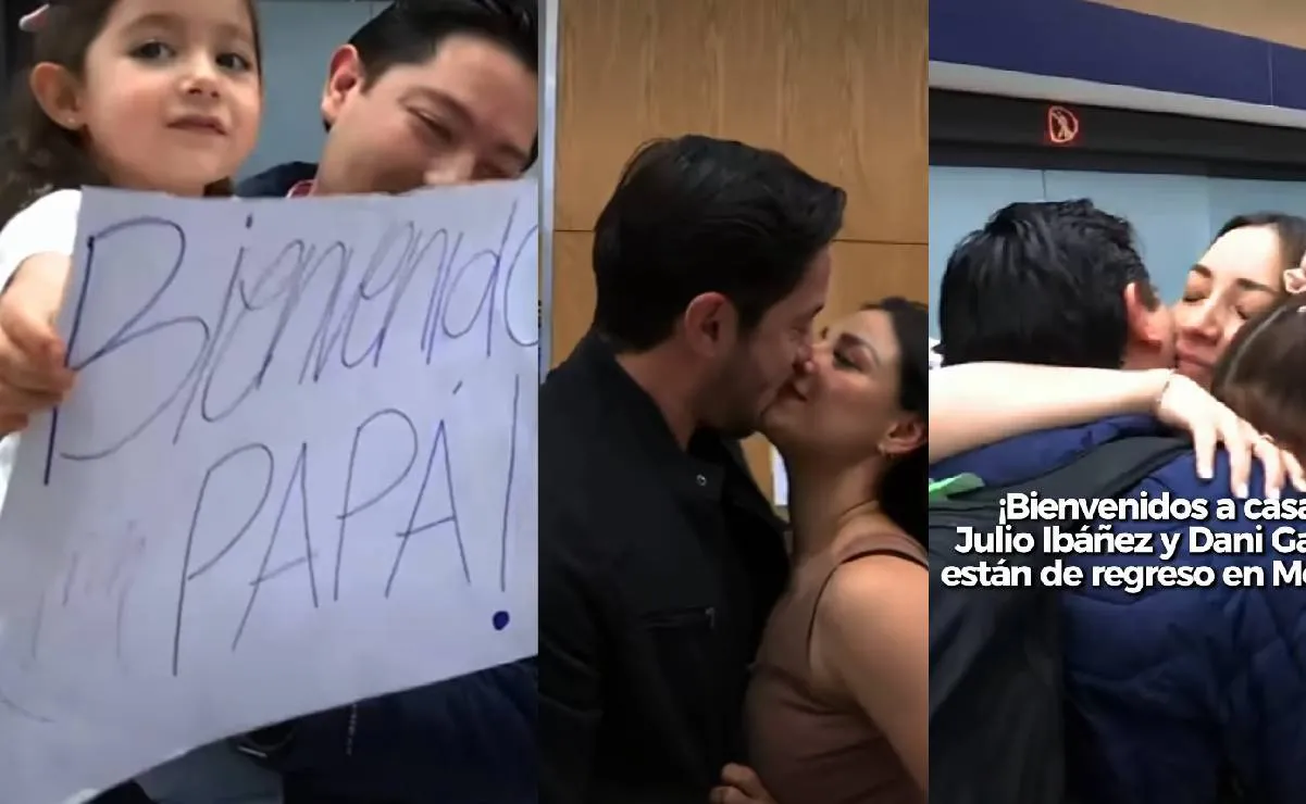 Así fue el emotivo regreso de Julio Ibáñez y su camarógrafo a México