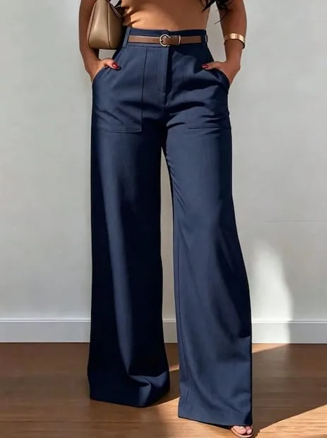 El corte de pantalón que disimula la pancita y alarga las piernas