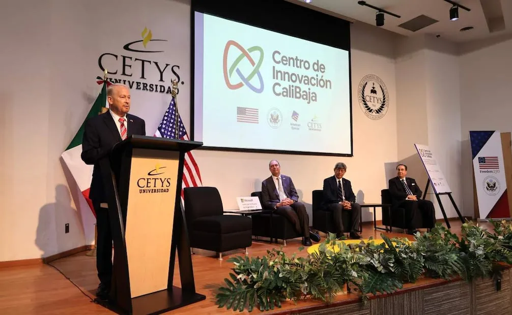 Embajador Johnson inaugura ampliación de red de American Spaces en CaliBaja (23/06/2026). Foto: Especial