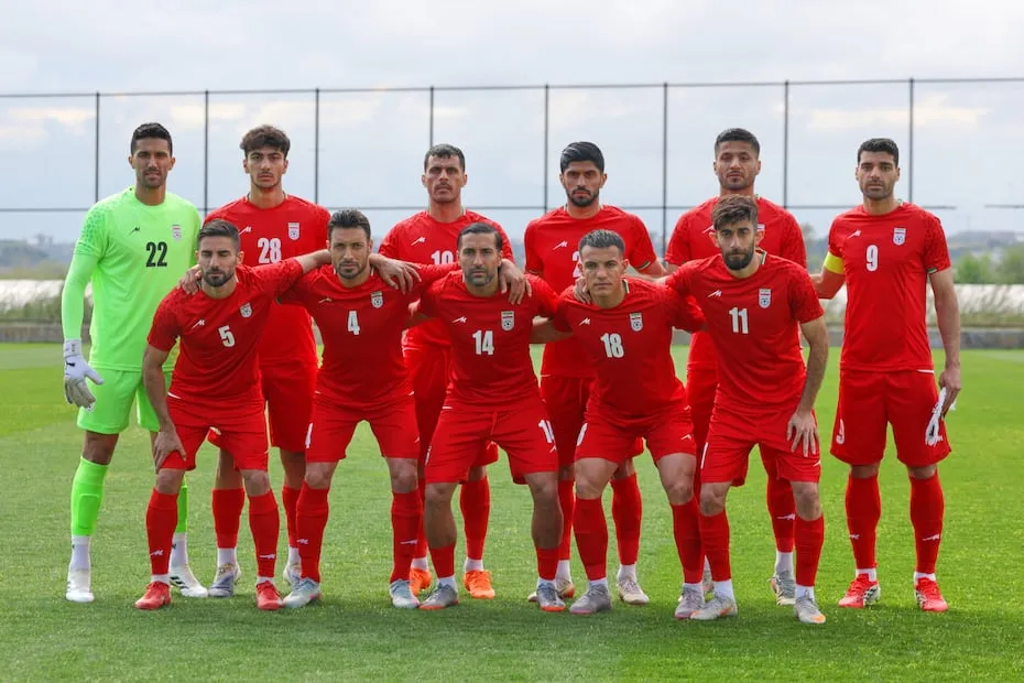 Selección de Irán, previo a un partido amistoso ante Costa Rica - Foto: AP