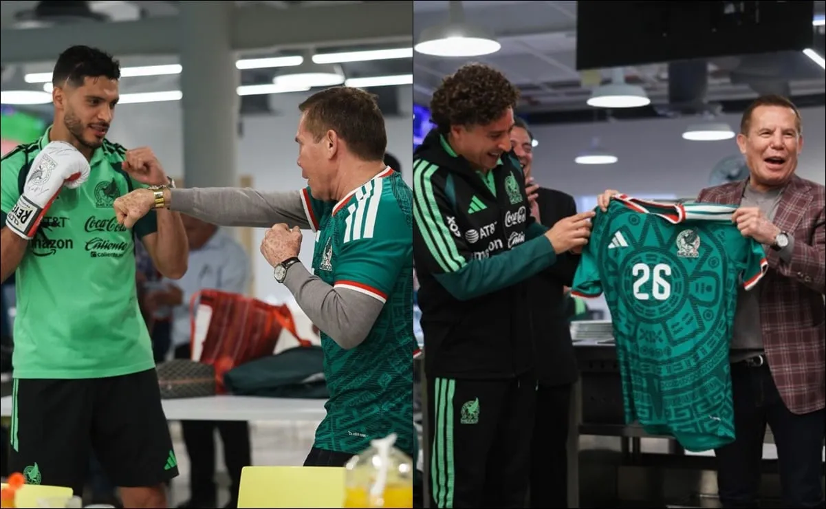 Julio César Chávez visitó y "dio clases" de boxeo a la Selección Mexicana