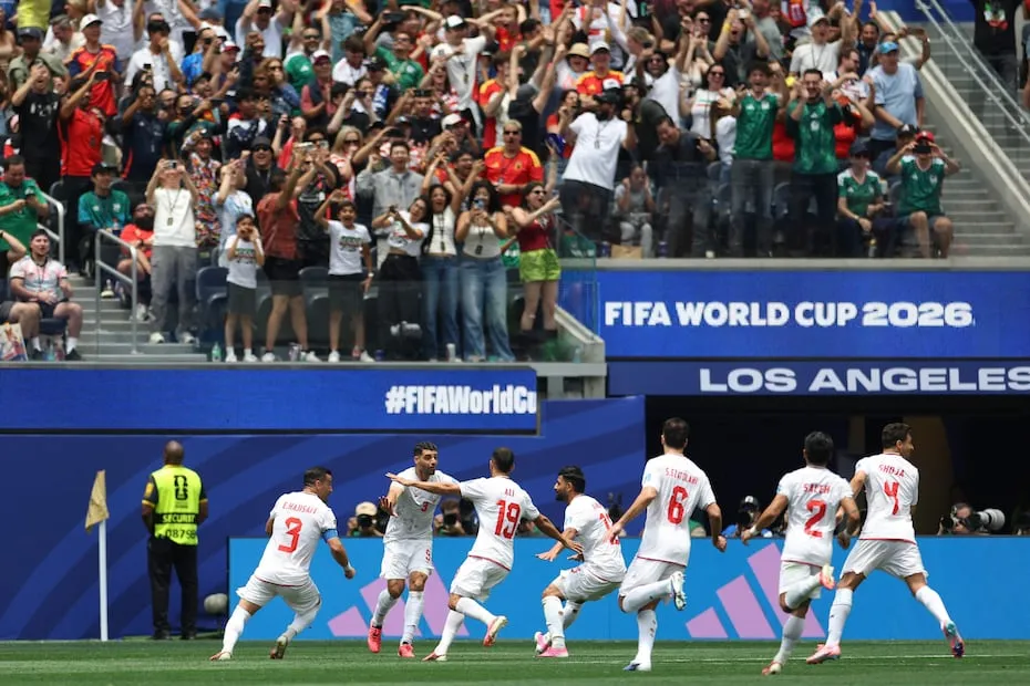 Selección de Irán, durante la Fase de Grupos del Mundial de 2026 - Foto: AFP