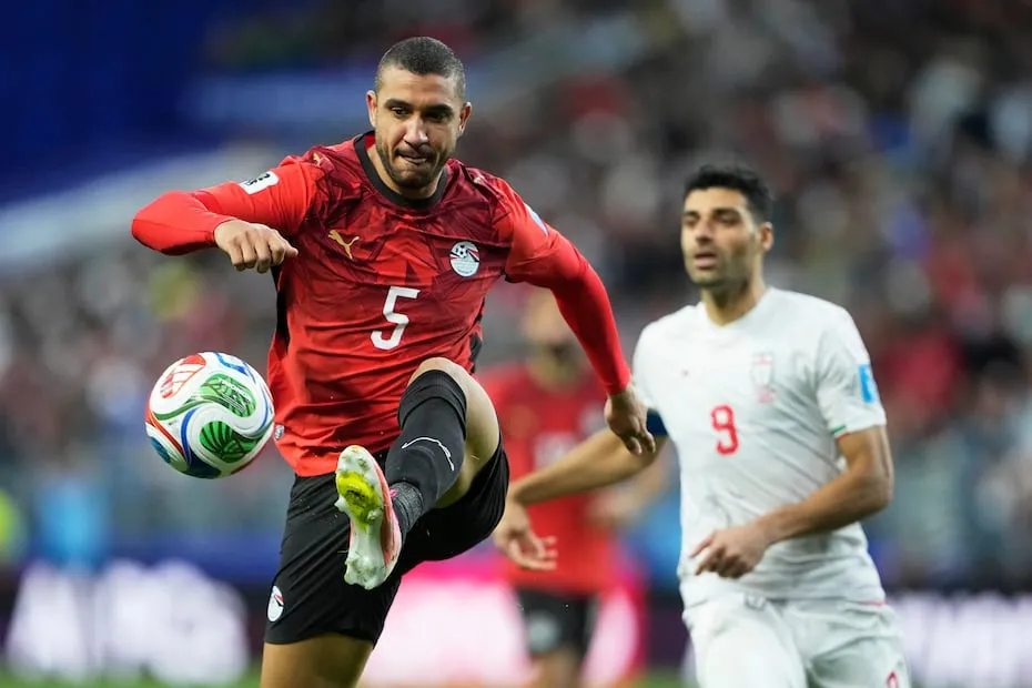 Egipto e Irán en partido, durante la Fase de Grupos del Mundial de 2026 - Foto: AP