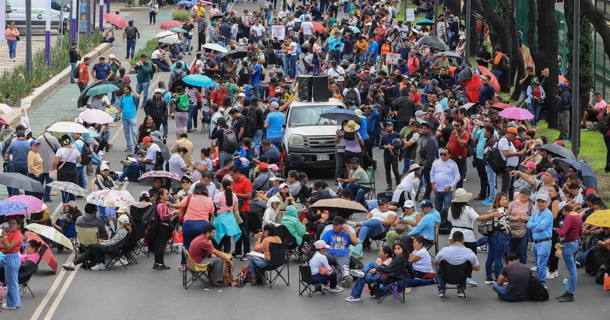 Plantón de la CNTE ‘va pa’ largo’: Gobierno federal no cumple con sus demandas, advierten