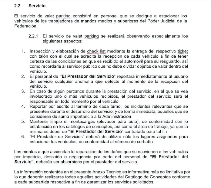 El Órgano de Administración Judicial argumenta que la contratación del servicio dará acceso a personal capacitado y equipos adecuados asegurando que los trabajos se hagan con eficiencia.