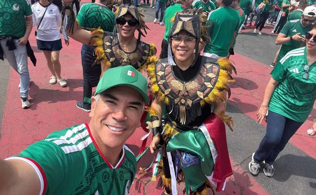 Alito Moreno presumió su visita a ver el partido inaugural del Mundial (11/06/2026). Foto: @alitomorenoc