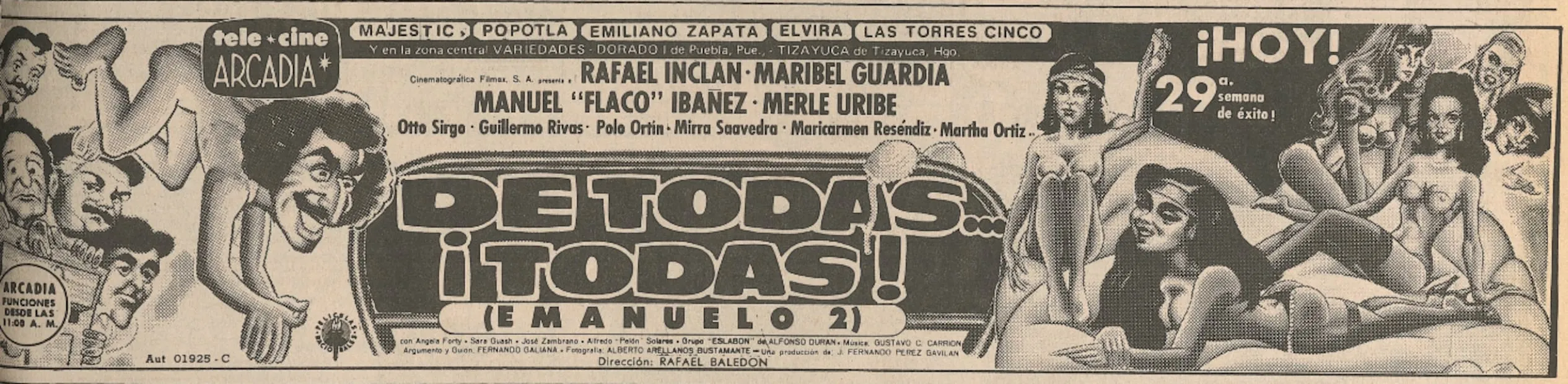 Rafael Inclán y Maribel Guardia, juntos en "De todas todas", noviembre, 1985.
Hemeroteca EL UNIVERSAL.