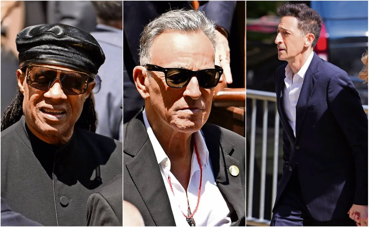 Realeza del pop despide a Clive Davis en NY