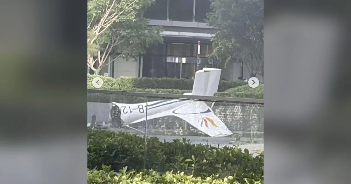 Revelan por qué un avión se estrelló en el edificio más alto de China: Iba a chocar con otra aeronave
