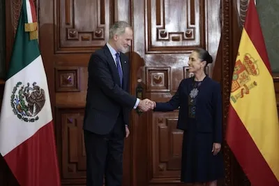 ‘Un momento extraordinario’: España destaca reunión entre Felipe VI y Sheinbaum en México