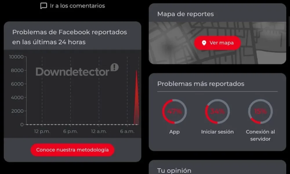 Usuarios reportan caída de Instagram, Facebook, Messenger y WhatsApp