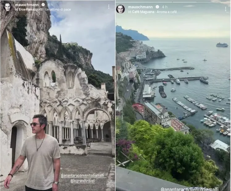 Mauricio Ochmann compartió en su Instagram fotos de su viaje a Italia; en redes le pregunta: "¿Pero quién te tomó esas fotos, bebé?"
