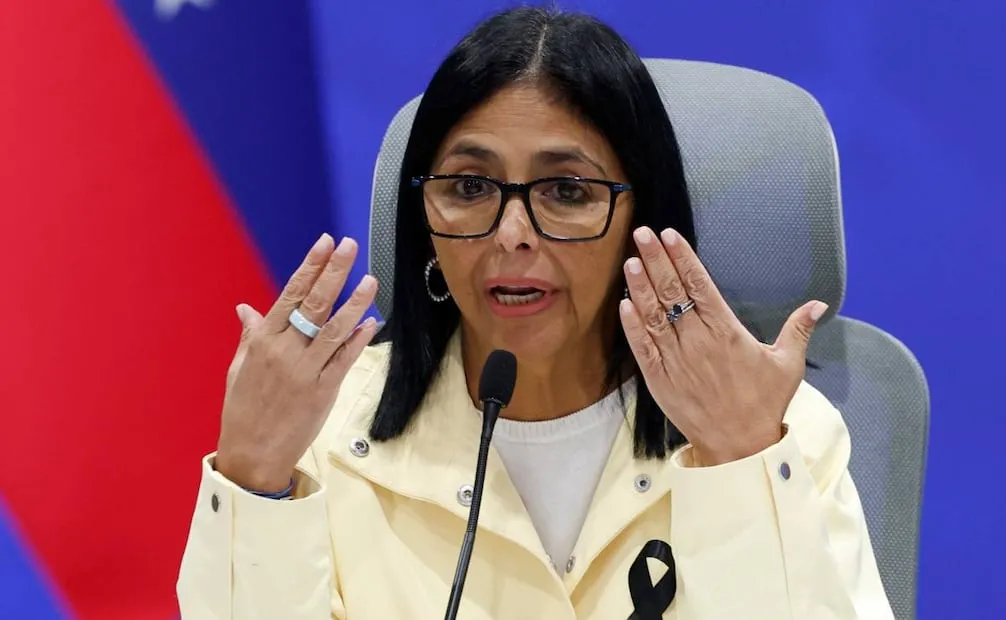 La presidenta encargada de Venezuela, Delcy Rodríguez. Foto: AP