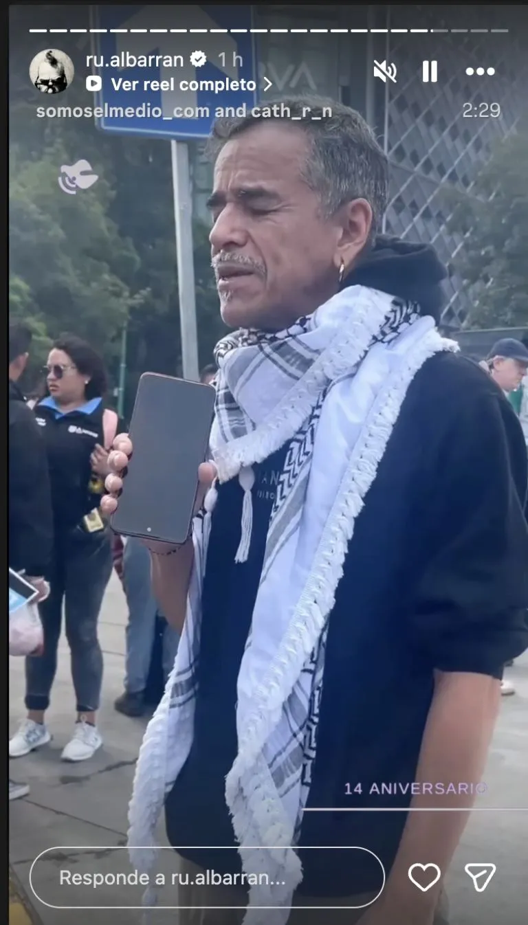 "Buscamos verdad y justicia": Rubén Albarrán se suma a la lucha de las buscadoras con reinterpretación de "Cielito lindo"