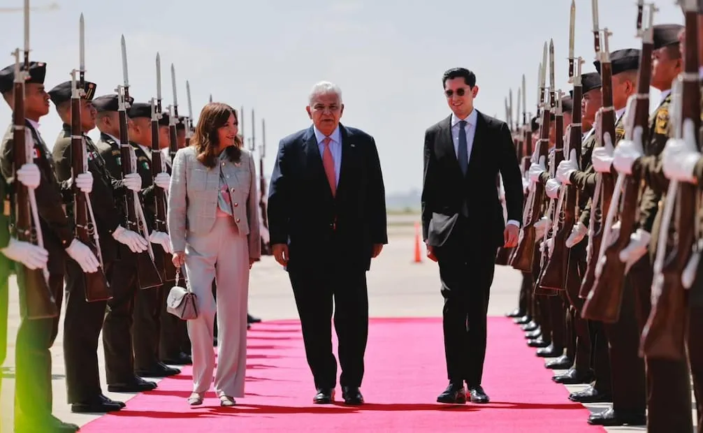 Canciller Velasco recibe a presidente de Panamá (14/07/2026). Foto: Especial