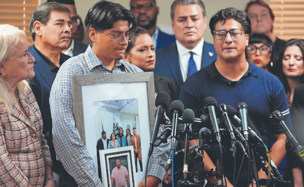 Ronaldo Salgado, hijo mayor de Lorenzo. Foto: AP