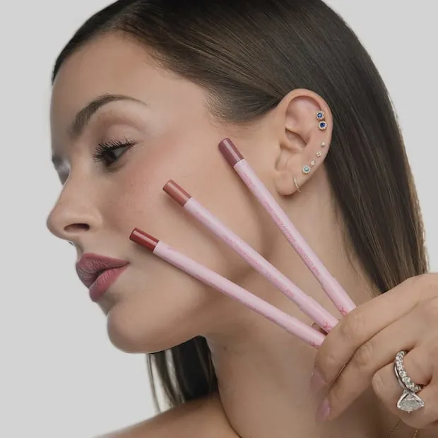 El set incluye los tonos Pink Mist, Nude Bay y Sassy Flame. Foto: Mar Cosmetics