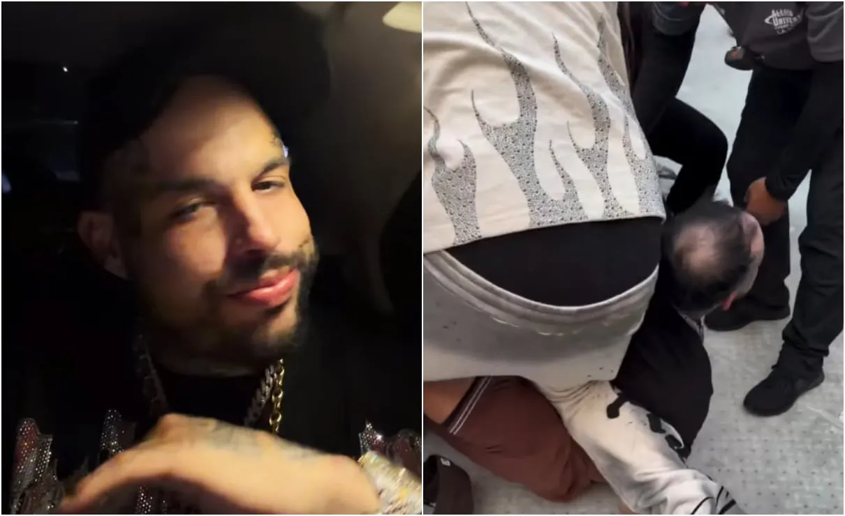 Emiliano Aguilar toma con humor que, durante pleito, quedara visible su calvicie temprana: "pelón como mi papá"