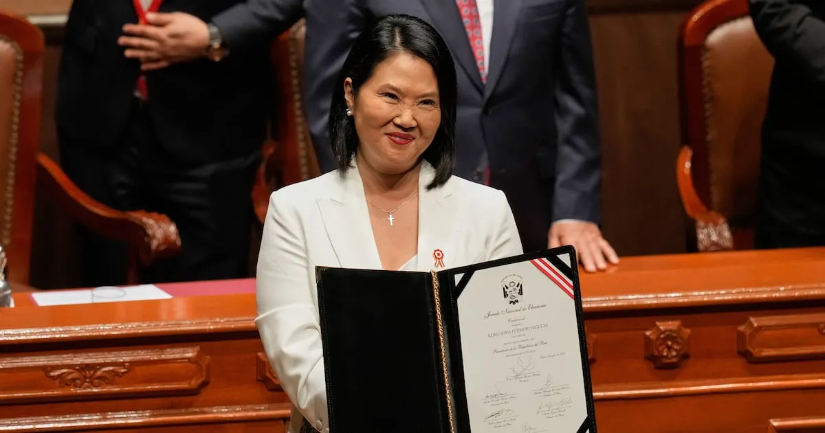 Keiko Fujimori asume HOY la Presidencia de Perú; es el noveno cambio de mandatario en 10 años
