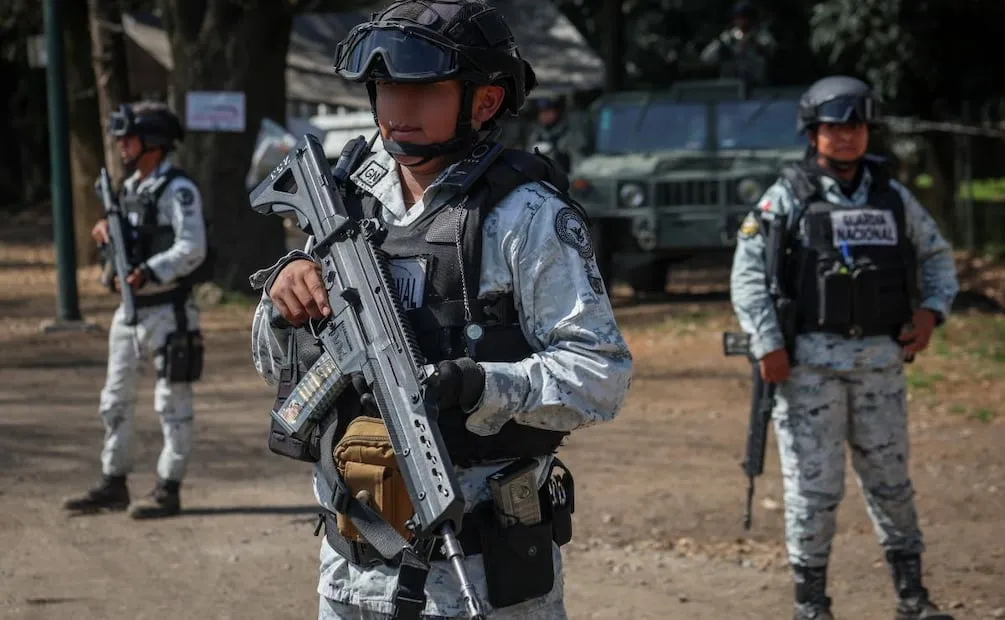 Elemento de la Guardia Nacional en Uruapan, Michoacán. Foto: Luis Camacho / EL UNIVERSAL