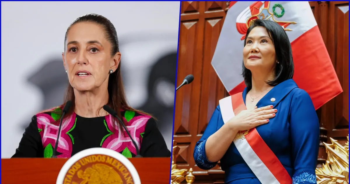 Sheinbaum y Fujimori tienen muchas similitudes, asegura canciller peruano; ‘Son guerreras las dos’