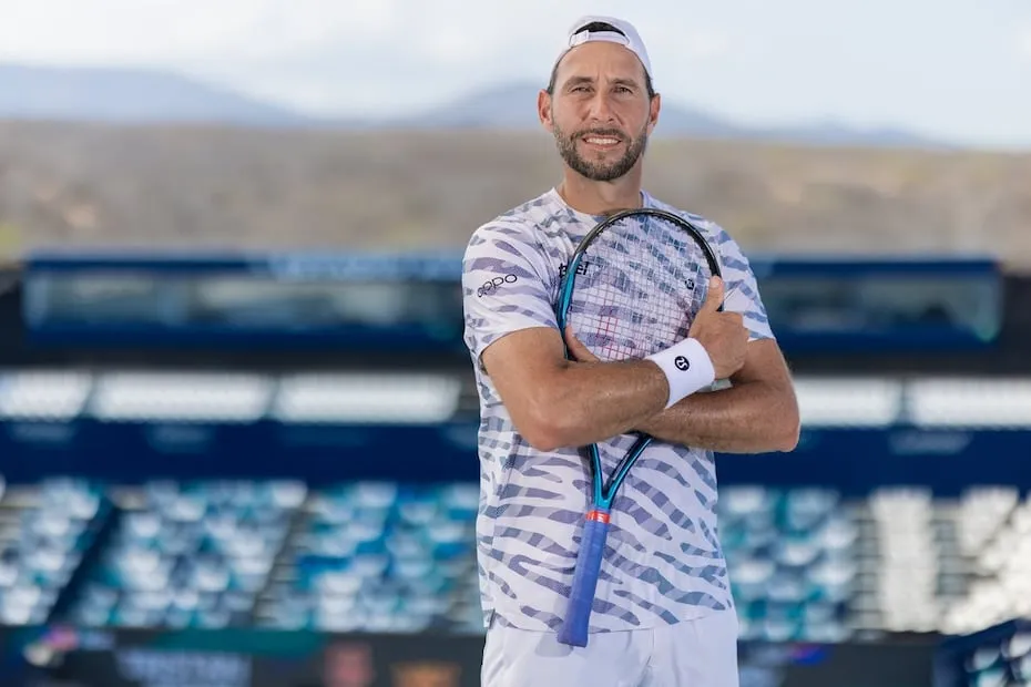 Santiago González en el Abierto de Los Cabos - Foto: Mifel Tennis Open by Telcel Oppo