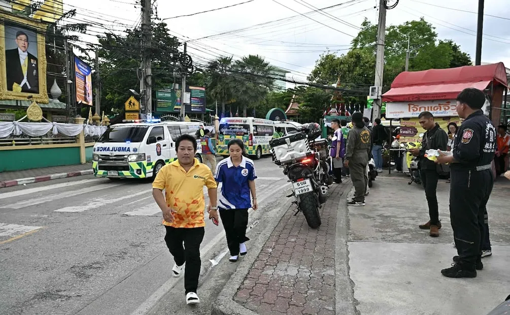 El tiroteo, el más grave en Tailandia en casi cuatro años, fue "planeado con cuidado", dijo el primer ministro tailandés, Anutin Charnvirakul. Foto: AFP