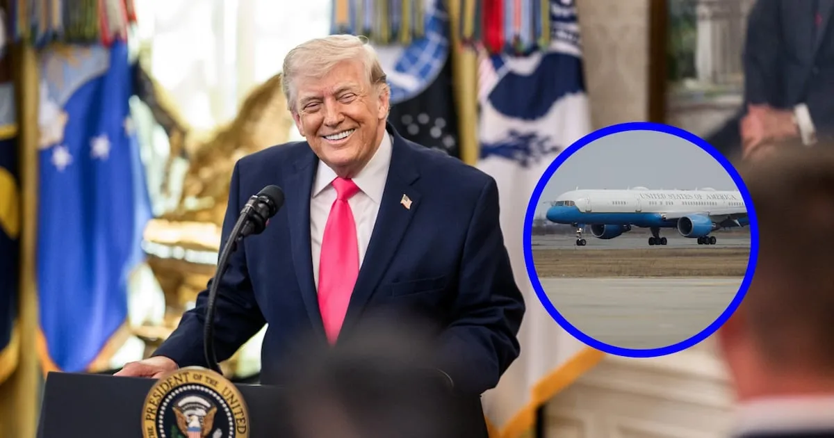 Así fue como Trump utilizó un avión con periodistas como ‘carnada’ por amenaza de ataque de Irán