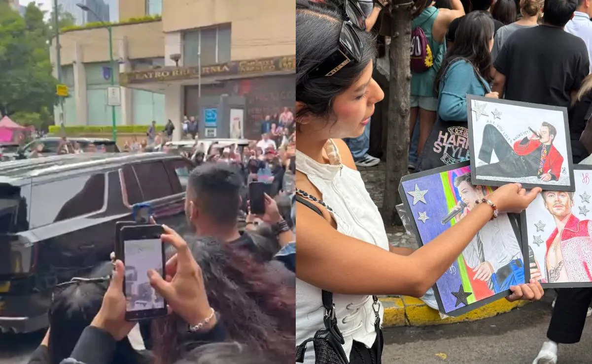 Así fue el último encuentro de Harry Styles con sus fans antes de su sexto concierto en México