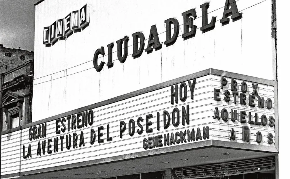 18 MARZO 1974 FOTO JAIME ARROYO DIGITALIZACION DUMAS CINEMA CINE CIUDADELA